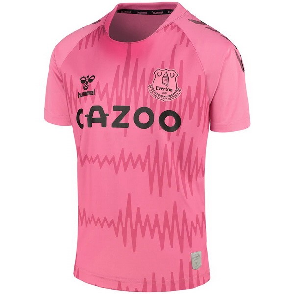 Thailande Maillot Football Everton Exterieur Gardien 2020-21 Rose